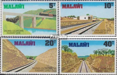Produktbild von Briefmarken Malawi 1979 Mi 324-327 (kompl.Ausg.) postfrisch Eisenbahnlinie