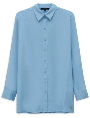 Produktbild von Bugatti Damen Hemdbluse aus 100% Leinen
