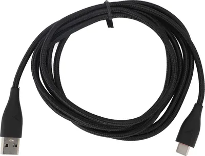 Obrázok produktu pre Náhradný kábel k slúchadlám, dĺžka 2 m, OFC jadro, zvukový kábel typu C na USB pre MMX150, čierny