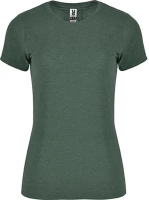 Produktbild von Roly CA6661 | Damen Fox T-Shirt, Single-Jersey - Farbe: Heather Bottle 257 - Größe: M