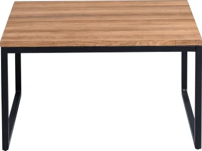 Produktbild von Couchtisch Jakarta 1 in braun - MDF, Metall - 60x60cm, Höhe 35cm
