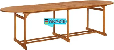 Produktbild von Garten-Esstisch SEDO 280x90x75 cm Massivholz Akazie | Gartentisch Holz klappbar Outdoortisch Terrassentisch verstellbar