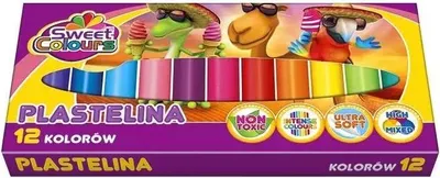 Produktbild von Ungiftige Schulknete 12 Farben