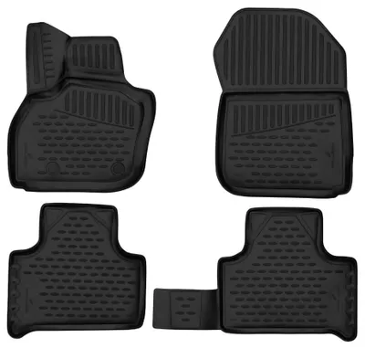 Produktbild von WALSER XTR Gummi Fussmatten Auto für Renault Zoe (BFM) 2012-2024, 100% passgenaue Auto Fußmatten, robuste Universal Fußmatte Auto, Gummimatten Auto, Auto Fussmatten Gummi, Auto Gummimatten