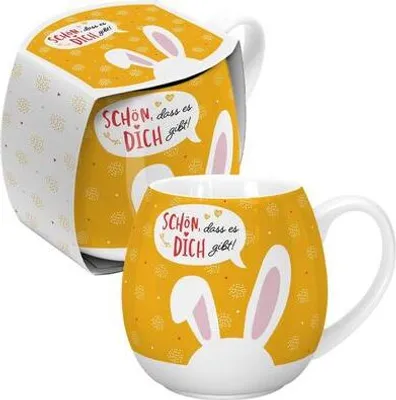 Produktbild von Tasse bauchig "Schön, dass es Dich gibt"