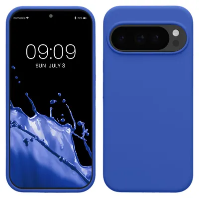 Produktbild von kwmobile Handyhülle für Google Pixel 10 / Pixel 10 Pro Hülle - Case Silikon - Kabelloses Laden - Schutzhülle Cover in Baltik Blau