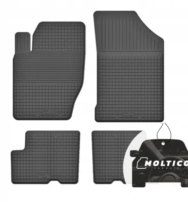 Imagen del producto de Juego de alfombrillas de goma con borde, aptas para todo tipo de clima, para Dacia Logan MCV I (2007-2012)