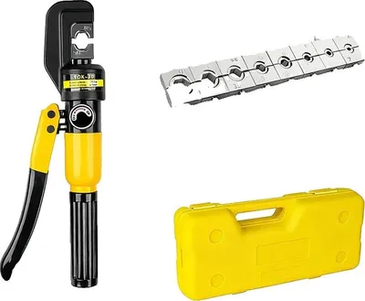 Zdjęcie produktu dla Hydrauliczne szczypce do zaciskania, zakres 4-70 mm², ergonomiczna konstrukcja, jeden zestaw