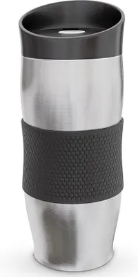 Immagine prodotto di Tazza termica da caffè da asporto 400 ml - Mantiene il caffè caldo a lungo - A prova di perdite e lavabile in lavastoviglie - Nera