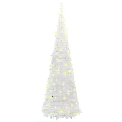 Immagine prodotto di vidaXL Albero di Natale Artificiale Pop-Up 150 LED Bianco 180 cm