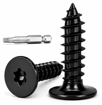 Productafbeelding van 60 Stuks M3 x 12 mm Torx Houtschroeven met Platte Kop