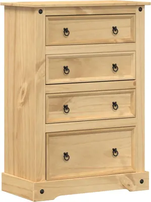 Obrázek produktu pro vidaXL Komoda  80x43x114 cm z masivního borovicového dřeva