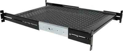 Zdjęcie produktu dla StarTech.com UNISLDSHF19, Regulowane półki, Stal, Czarny, 6,4 kg