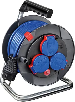 Image de brennenstuhl Garant Compact IP44 Super-Solid cable reel 15,0mAT-N05V3V3-F3G1,5 - Rallonge - prises de sortie : 3 - 15 m (1079850)