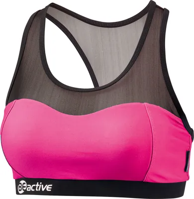 Produktbild von BECO the world of aquasports Bikini-Oberteil BEactive mit atmungsaktiven Mesh-Einsätzen pink-schwarz 36 C