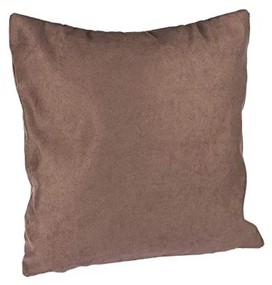Knuffelkissen 45x45 cm mit Füllung, Taupe
