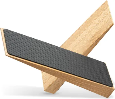 Produktbild von Türstopper Antirutsch 2er Set Holz Türkeil mit Gummi - Geeignet für alle Böden und Türen - Nachhaltiges Bambus Design - Sichere und stabile Griffigkeit