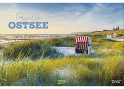 Produktbild von Wandkalender Faszination Ostsee 2027 mit Panorama-Fotografien und neutralem Kalendarium
