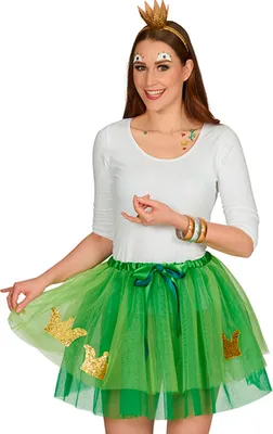Produktbild von Froschkönigin Kostüm Tutu Petticoat Rock - 45cm | Grün