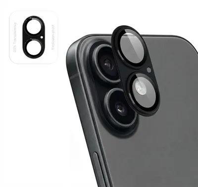 Imagen del producto de Protector de cámara de cristal paquete de 2 para Apple iPhone 17 -