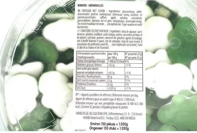 Obrázek produktu pro Haribo Quaxi měkké žabky z ovocného želé s pěnovým cukrem 1050g
