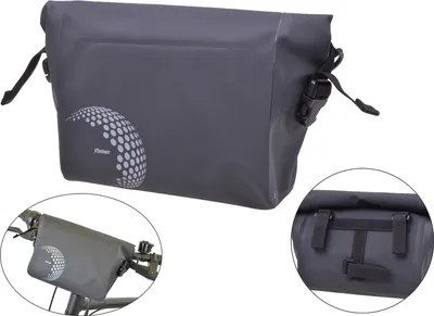 Image de Sacoche de guidon Filmer Premium 49600 pour vélo de randonnée - noir