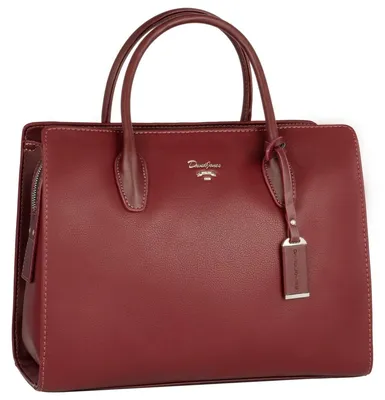 Produktbild von David Jones - Damen Große Handtasche Henkeltasche - Tote Shopper Kunstleder - Schu