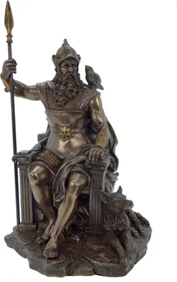 Produktbild von Odin Göttervater der Germanen Figur Sammelfigur bronz. nordischer Gott