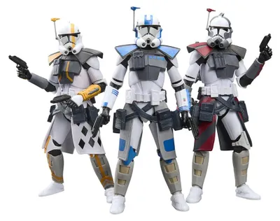 Produktbild von Star Wars The Black Series ARC-Soldaten Battle-Pack, 4 Jahr(e), Acrylnitril-Butadien-Styrol (ABS), Polypropylen (PP), Polyvinylchlorid (PVC)