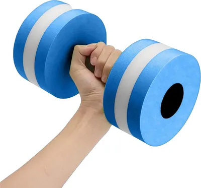 Obrázek produktu pro Fitness činka, 1 pár pěnových činek s vysokým odporem, činka do bazénu, plavecká činka, aqua cvičební pomůcka, sportovní vodní činky pro vodní gymnastiku/cvičení v bazénu, vysoký odpor