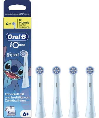 Image de Oral-B iO Lot de 4 brossettes Kids Stitch