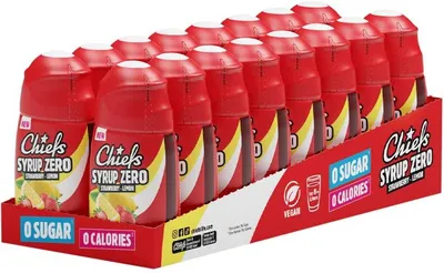 Produktbild von Chiefs Syrup Zero (16x65ml) Strawberry-Lemon - Funktionelle Lebensmittel - Geschmacksstoffe/Süßstoffe