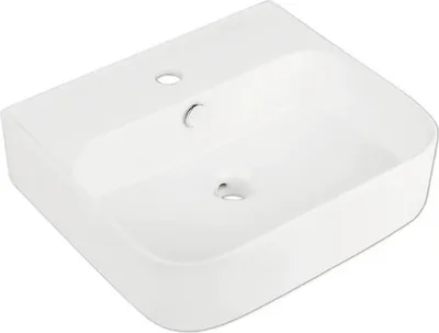 Obrázek produktu pro Umyvadlo na desku form&style BARBUDA sanitární keramika bílá 55 x 41 x 14 cm