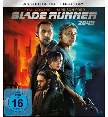 Zdjęcie produktu dla PLAION 1129600, Film, Blu-ray, Niemiecki, Angielski, Hiszpański, Włoski, Rosyjski, 163 min, Blade Runner 2049, Science Fiction