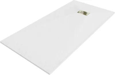 Zdjęcie produktu dla Mexen Hugo brodzik prostokątny SMC 180 x 80 cm, biały, maskownica złota - 42108018-G