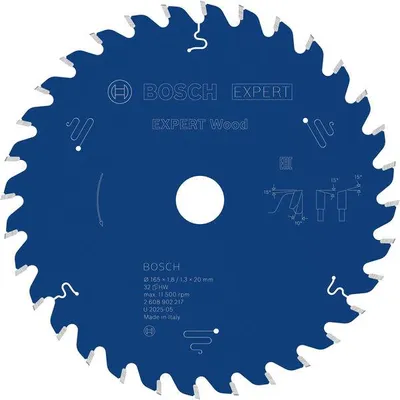 Produktbild von EXPERT Wood Kreissägeblatt, 165x20 mm, Z32