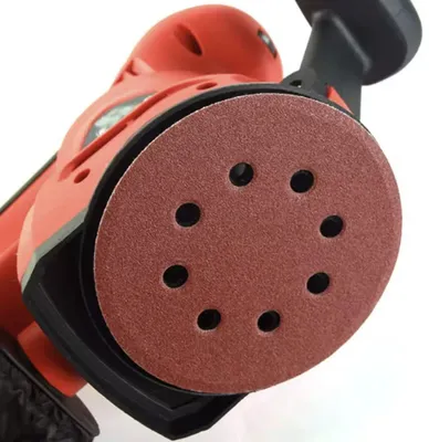 Immagine prodotto di Jumadas: Dischi abrasivi – 180 mm – Grana 80 – Carta abrasiva circolare con sistema di fissaggio a velcro e fori – Confezione da 10 pezzi