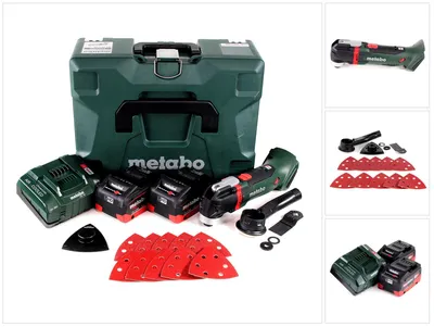 Obrázok produktu pre Akumulátorové multifunkčné náradie Metabo MT 18 LTX 18V ( 613021840 ) kompatibilné s OIS/Starlock + 2x batéria 5,5Ah + nabíjačka + kufor