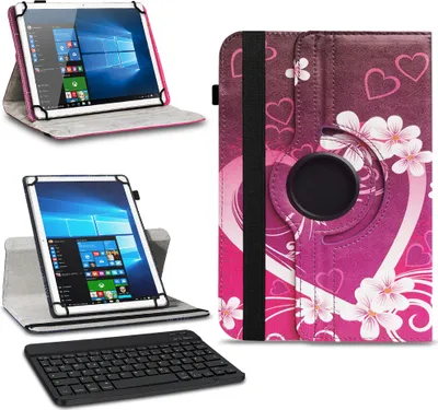 Produktbild von Tablet Tasche Tastatur Hülle für Blackview Tab 90 Schutzhülle Bluetooth CaseFarben:Motiv 2