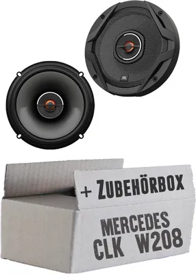 Produktbild von JBL GX602 | 2-Wege | 16,5cm Koax Lautsprecher - Einbauset passend für Mercedes CLK W208 Front - justSOUND