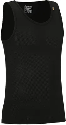 Produktbild von Gonso Herren Unterhemd Nevel Singlet Herren 9400057 Schwarz XL