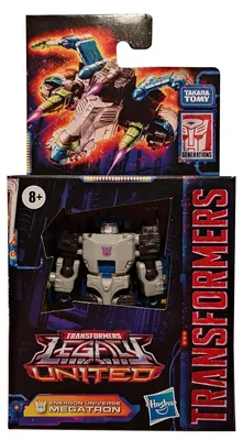 Obrázek produktu pro Hasbro Transformers: Legacy United Core Energon Universe Megatron, 8 rok/roky, Plast, Černá, Modrá, Zelená, Šedá