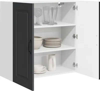 Image de Façade de lave-vaisselle vidaXL Kalmar, noir, 80 x 31 x 80 cm