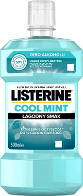 Obrázek produktu pro Listerine Cool Mint Płyn do płukania jamy ustnej Łagodny Smak, 500 ml