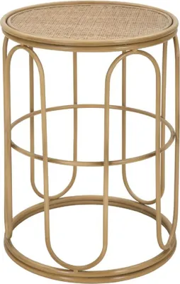 Image de Mauro Ferretti Table d'appoint Samui Ø 40x55 cm naturel