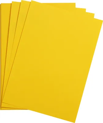 Produktbild von Clairefontaine Maya Tonpapier 50x70cm 120g 250 Bogen - Sonnengelb 397153C