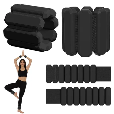 Image de Poids de musculation pour femmes et hommes, poids de poignet réglables pour l'entraînement en salle de sport