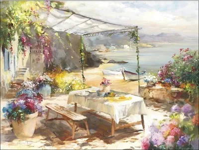 Produktbild von Leinwandbild Whisper Of Summer 116x84 cm