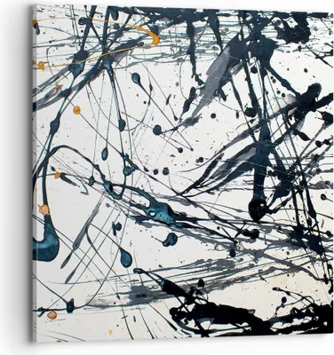 Produktbild von Bild auf Leinwand - Leinwandbild - Abstraktion modern - 70x70cm - Wand Bild - Wanddeko - Wandbilder - Leinwanddruck - Bilder - Kunstdruck - Wanddekoration - Leinwand bilder - Wandkunst - AC70x70-3442