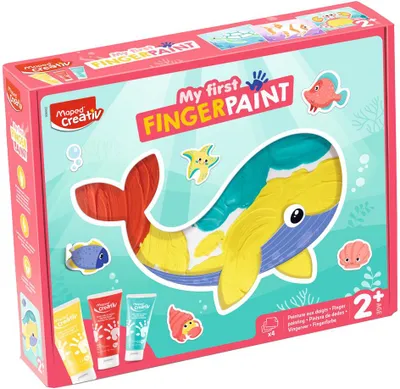 Productafbeelding van Maped Creativ, mijn eerste vingerverf-set, 9-delig